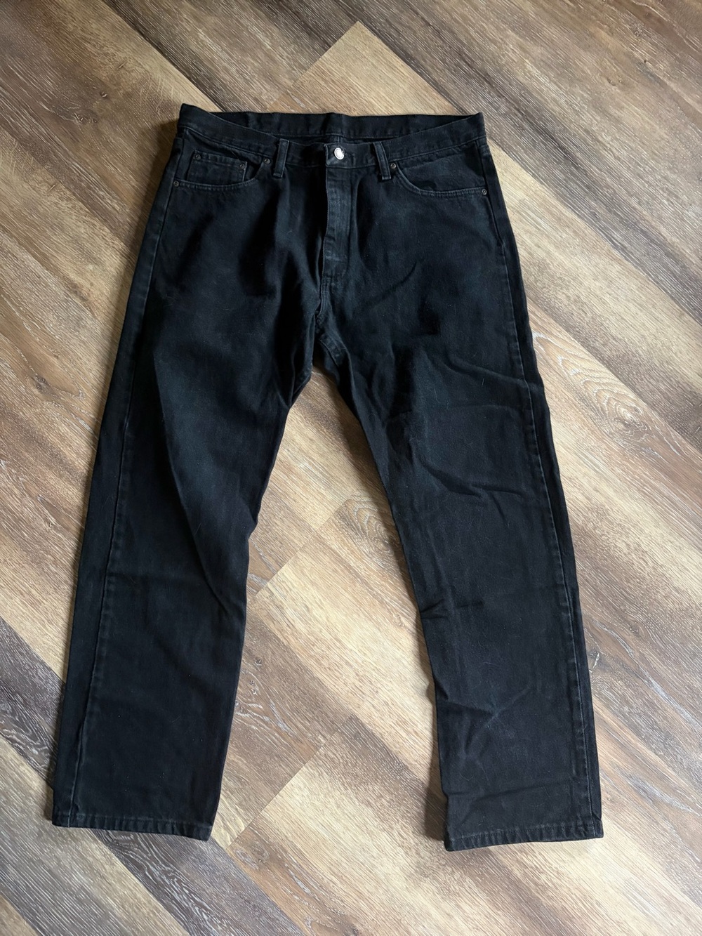 Vintage Wrangler Men's Black Jeans